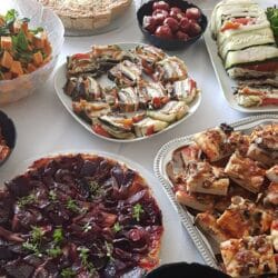 Vegan cold buffet 1